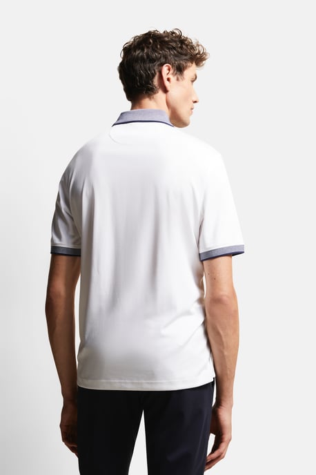 Bugatti Herren Polohemd mit Kontraststreifen - Image 2