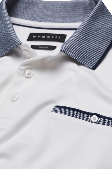 Bugatti Herren Polohemd mit Kontraststreifen - Image 5