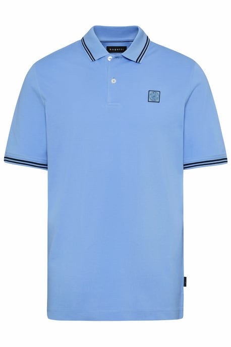 Bugatti Herren Polohemd mit Kontraststreifen - Image 3