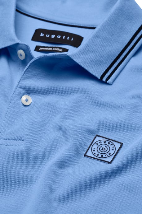 Bugatti Herren Polohemd mit Kontraststreifen - Image 5