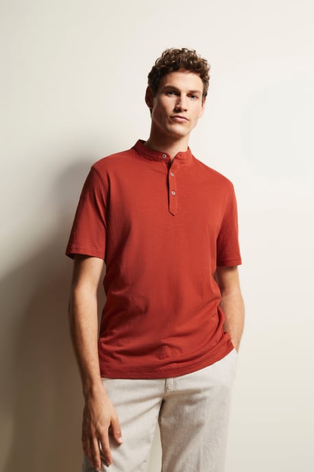 Bugatti Herren Poloshirt mit Stehkragen - Image 1