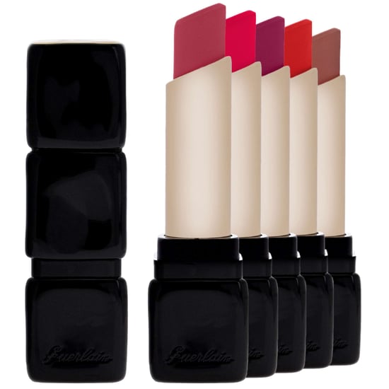Guerlain KissKiss Tender Matte Lippenstift 214 Romantisches Nude - Luxuriöse Lippenfarbe - Image 2