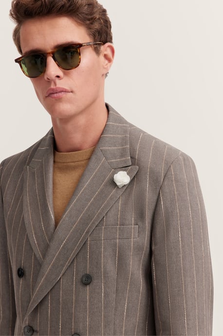 Bugatti Herren Sakko 2-reihig aus Leinen-Mix - Image 5