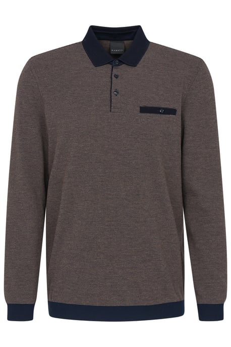Bugatti Herren Poloshirt mit Strukturkragen - Image 3