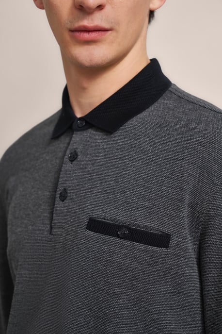 Bugatti Herren Poloshirt mit Strukturkragen - Image 5