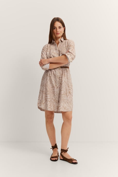 Bugatti Damen Hemdblusenkleid mit grafischem Print - Image 4