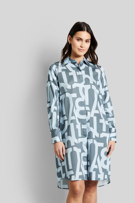 Bugatti Damen Hemdblusenkleid mit Buchstaben-Print - Image 1