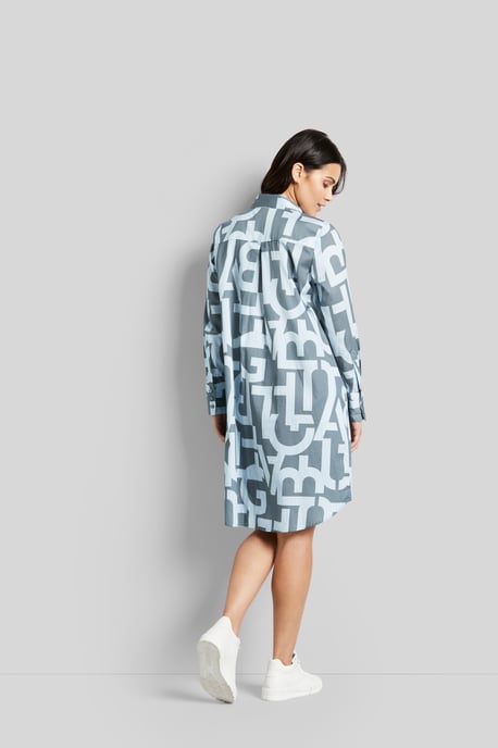 Bugatti Damen Hemdblusenkleid mit Buchstaben-Print - Image 2