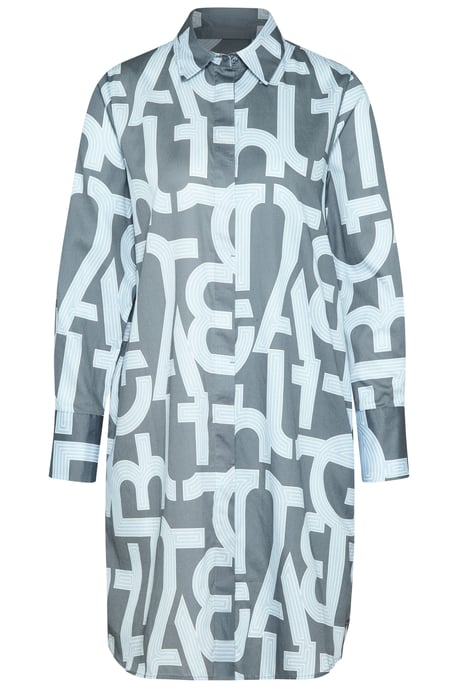 Bugatti Damen Hemdblusenkleid mit Buchstaben-Print - Image 3