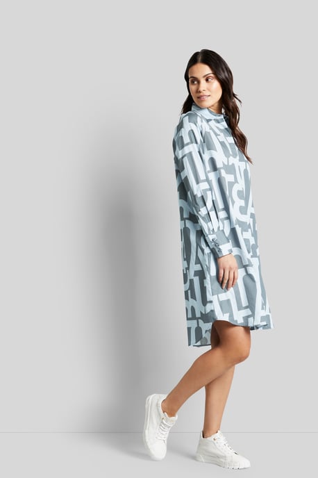 Bugatti Damen Hemdblusenkleid mit Buchstaben-Print - Image 4