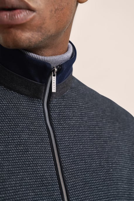 Bugatti Herren Sweatjacke mit Eingrifftasche - Image 5