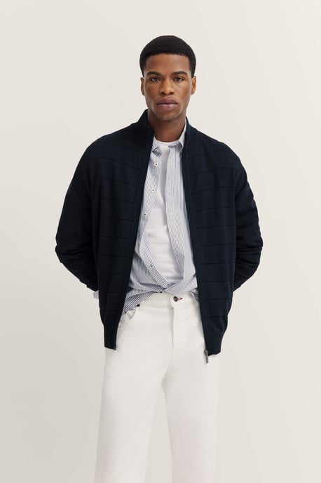 Bugatti Herren Strickjacke mit Reißverschluss - Image 1