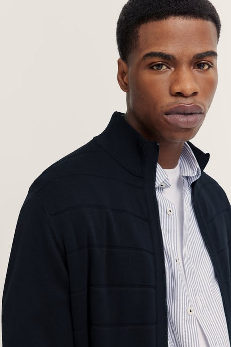 Bugatti Herren Strickjacke mit Reißverschluss - Image 4