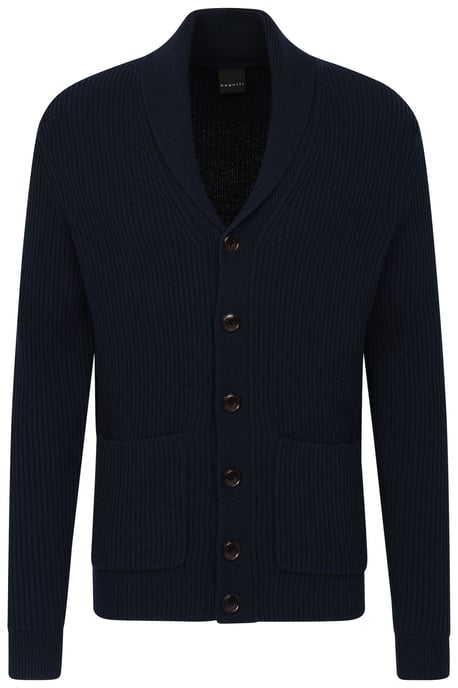 Bugatti Herren Strickjacke mit Schalkragen - Image 2