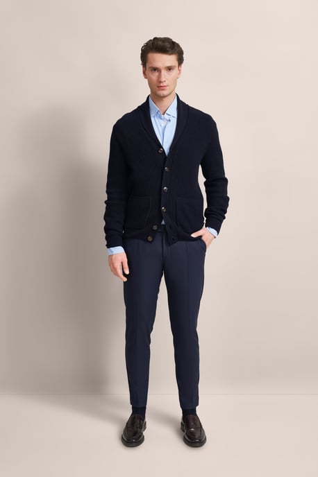 Bugatti Herren Strickjacke mit Schalkragen - Image 3