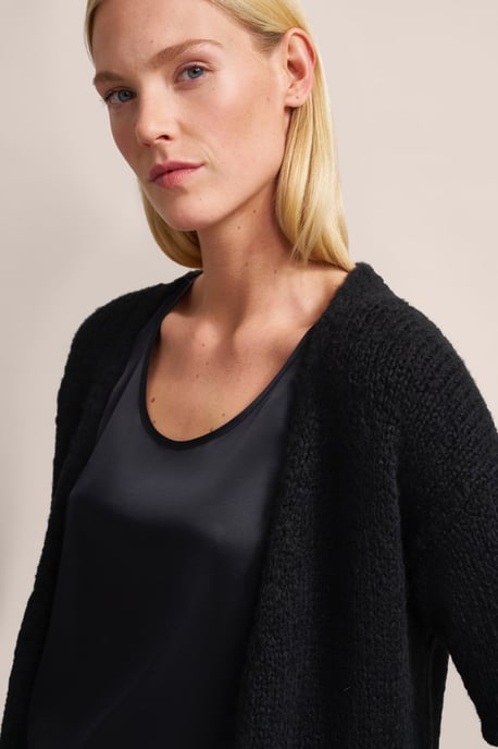 Bugatti Damen Strickjacke mit breiten Rippenbündchen - Image 5