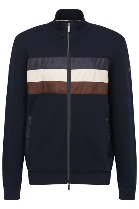 Bugatti Herren Sweatjacke mit Reißverschluss und Stehkragen - Image 3