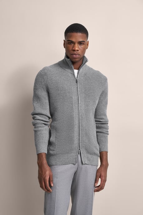 Bugatti Herren Strickjacke grob gestrickt - Image 1