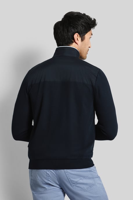 Bugatti Herren Sweatjacke mit Reiskornstruktur - Image 2