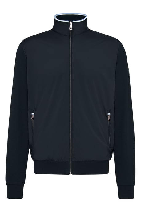Bugatti Herren Sweatjacke mit Reiskornstruktur - Image 3