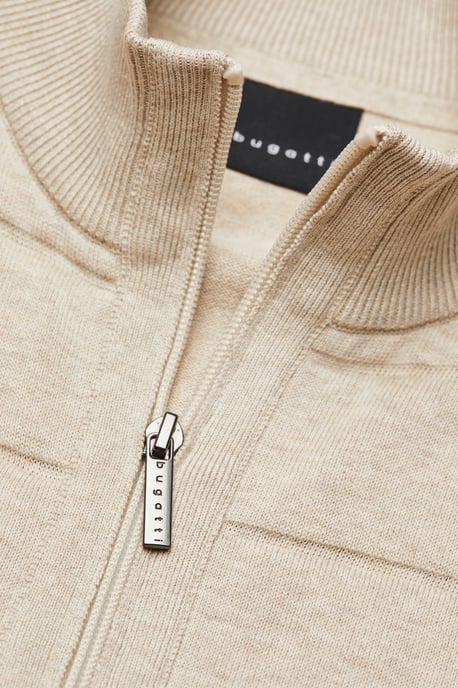 Bugatti Herren Strickjacke mit 3-D-Strukturstreifen - Image 3