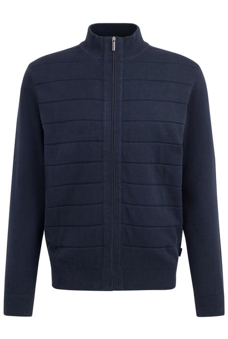 Bugatti Herren Strickjacke mit 3-D-Strukturstreifen - Image 3