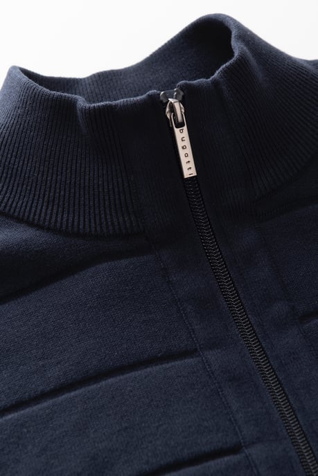 Bugatti Herren Strickjacke mit 3-D-Strukturstreifen - Image 5