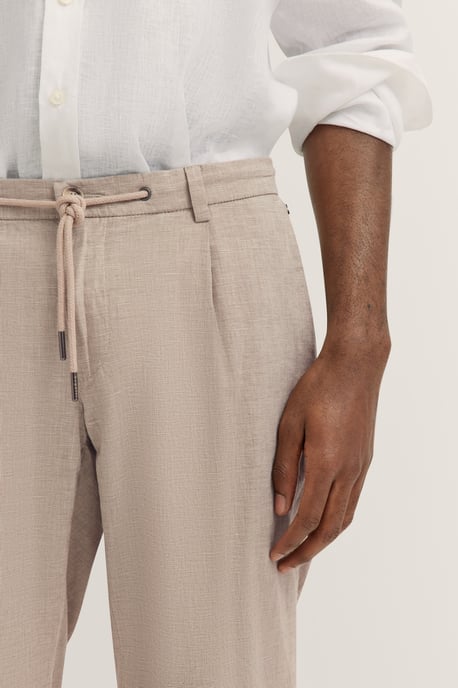 Bugatti Herren Bundfaltenhose mit Baumwoll-Leinen-Mix - Image 5