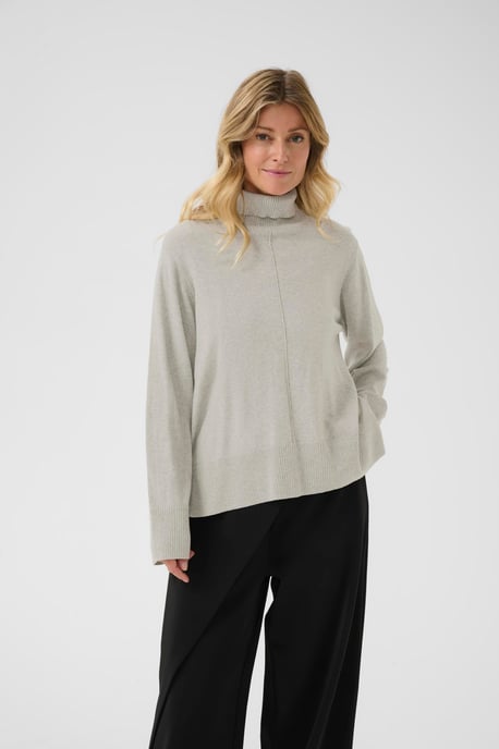 Strickpullover CRAnva Regular fit light grey - Image 3