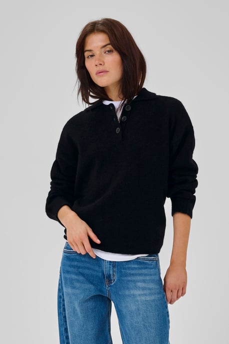Strickpullover SivaMW Casual fit black - Image 3