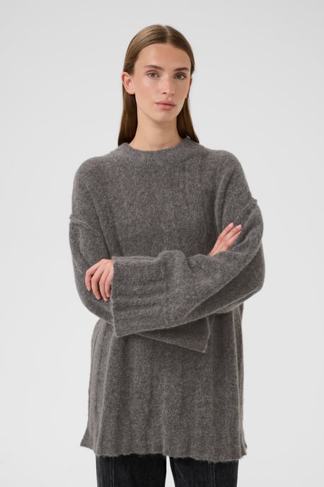 Strickpullover KBBlake Baggy fit dark grey - Image 3