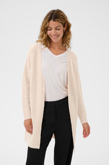 Strickjacke CRHoliday Straight fit cream - Image 3