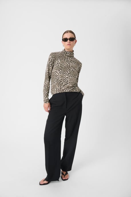 Langarm-Shirt SLHanadi Gerade Passform animal - Image 1