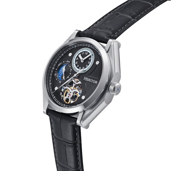 Heritor Automatikuhr Antoni mit Lederarmband - Image 3