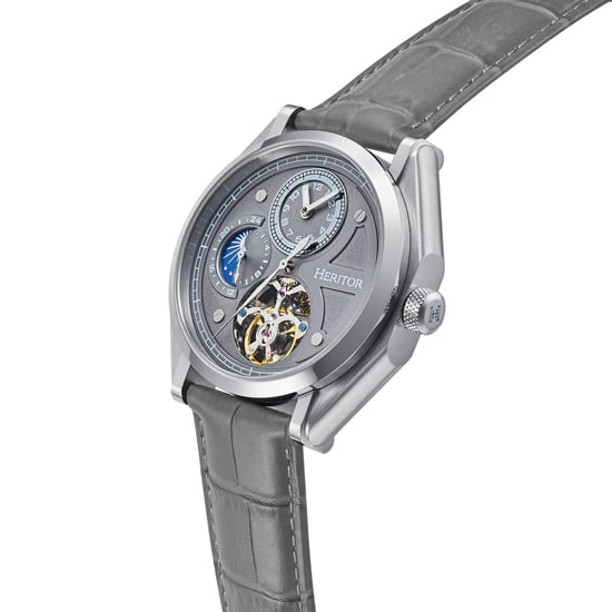 Heritor Automatikuhr Antoni mit Lederarmband - Image 3