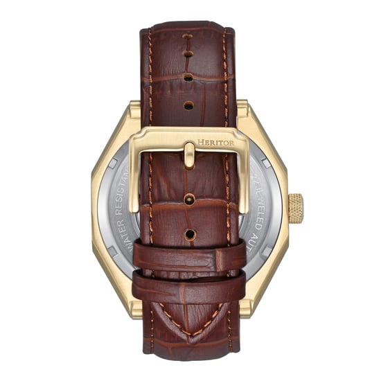 Heritor Automatikuhr Antoni mit Lederarmband - Image 2