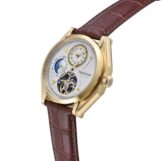 Heritor Automatikuhr Antoni mit Lederarmband - Image 3