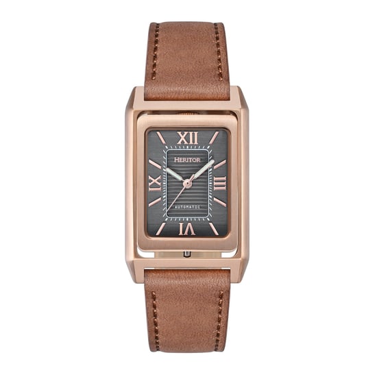 Heritor Automatikuhr Esteban mit Lederarmband - Image 1