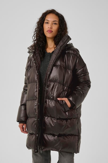 Jacke GlossyMW Box fit brown - Image 3