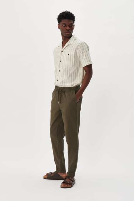 Casual Hose MAbarton Gerade Passform olive - Image 2