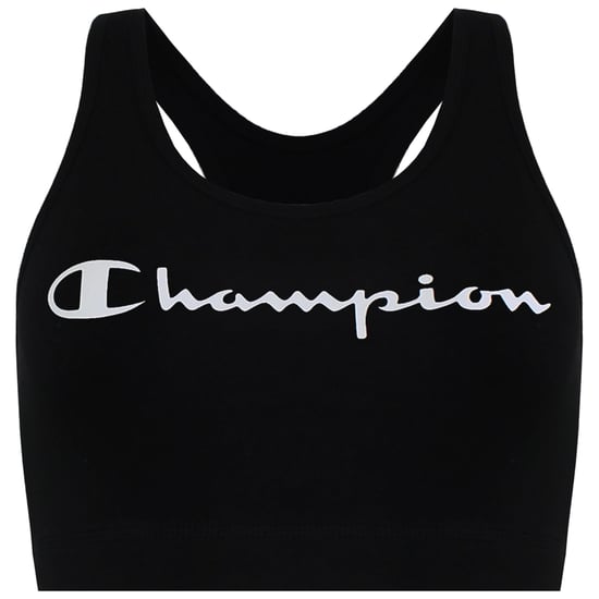 Champion Logo Damen Schwarzer Sport-BH - Image 1