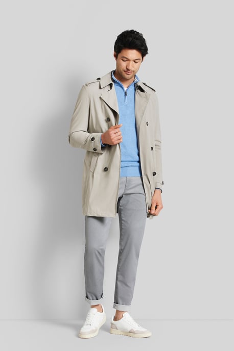 Bugatti Herren Trenchcoat mit Taillengürtel - Image 4