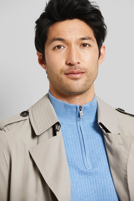 Bugatti Herren Trenchcoat mit Taillengürtel - Image 5