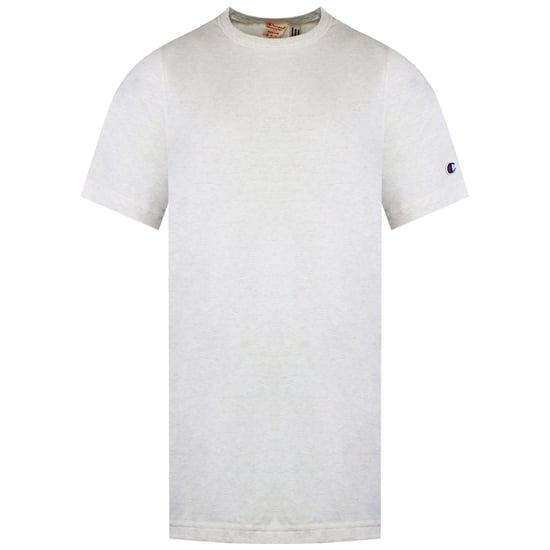 Champion Unifarben Herren Off-White T-Shirt - Image 1