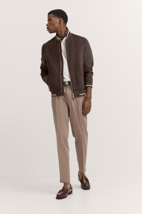 Bugatti Herren Blouson aus wasserabweisendem Velourleder - Image 4