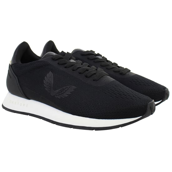 Castore Retro Herren Schwarz Lauf Schuhe - Image 2