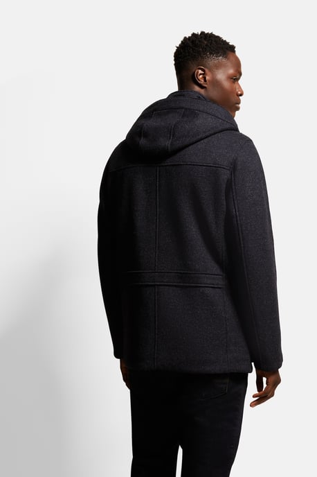 Bugatti Herren Wolljacke mit abnehmbarer Kapuze - Image 2