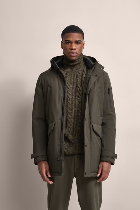 Bugatti Herren Parka mit innenliegendem Strickkragen - Image 1