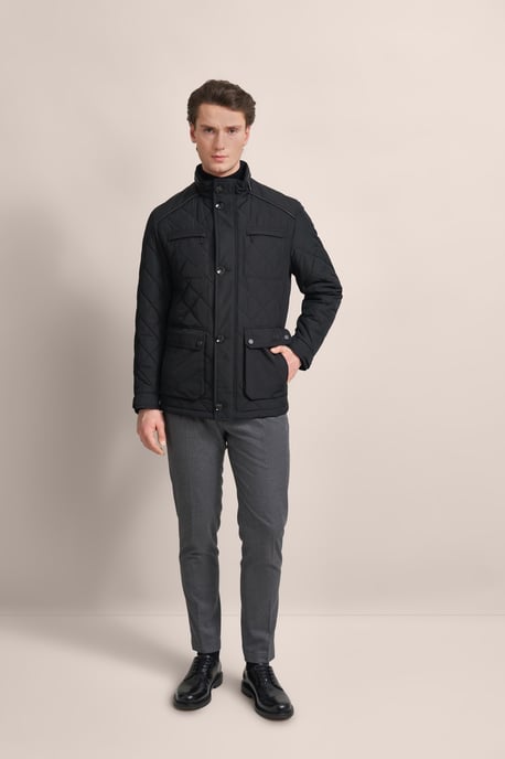 Bugatti Herren Jacke im Rautenstepp - Image 4