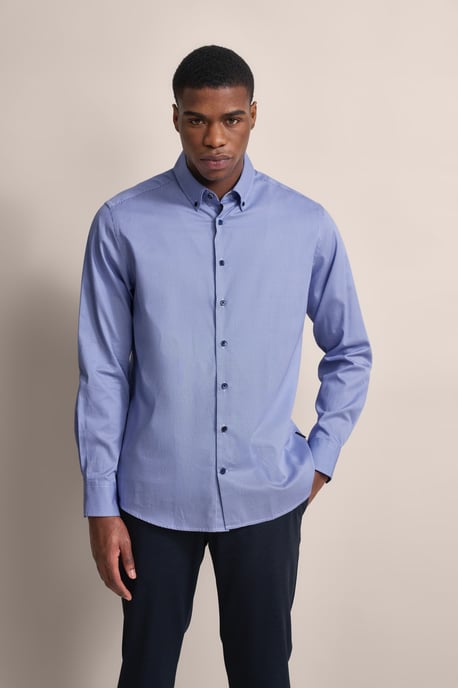 Bugatti Herren Freizeithemd aus feinem Satin - Image 1